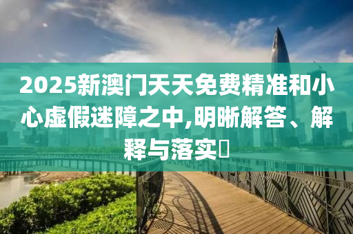 2025新澳门天天免费精准和小心虚假迷障之中,明晰解答、解释与落实​